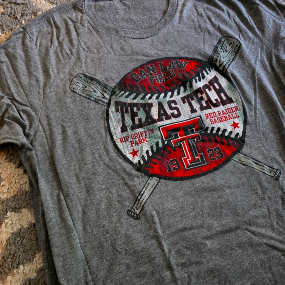 Texas Tech Baseball tee